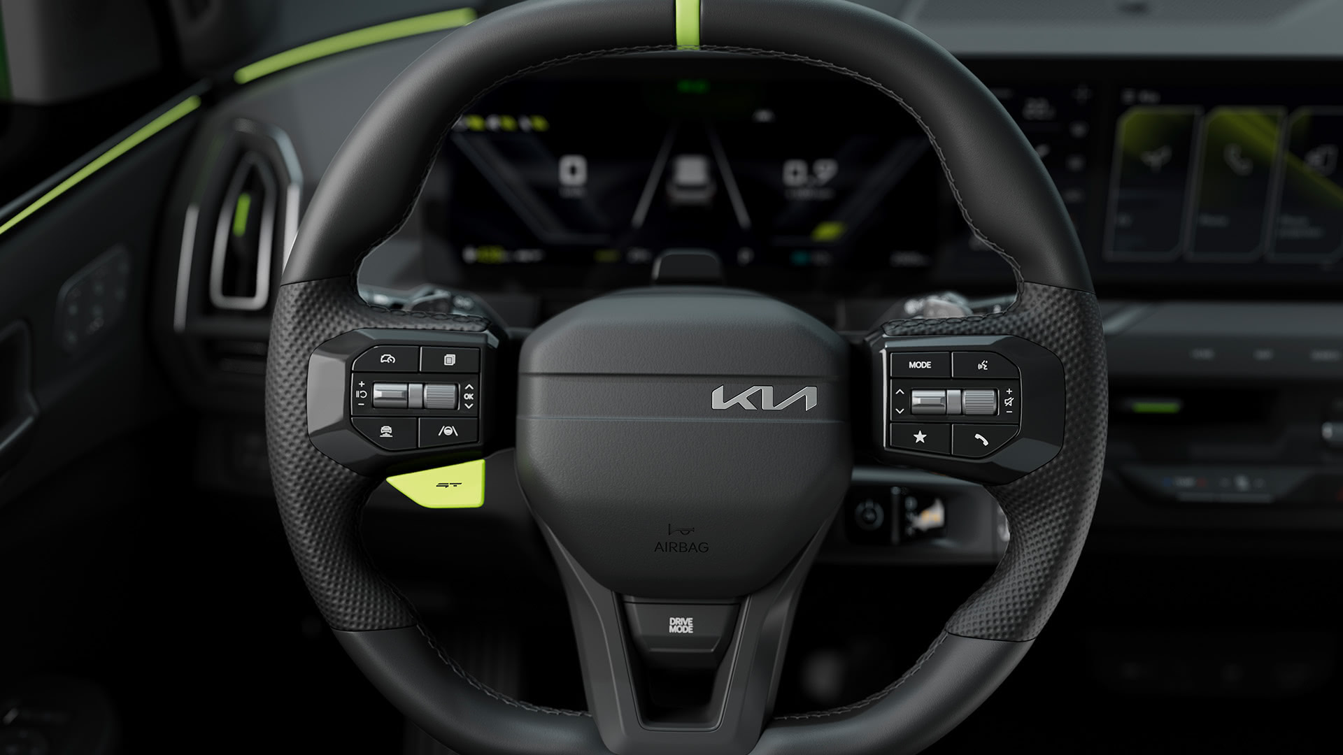 Exklusives GT-Lenkrad.